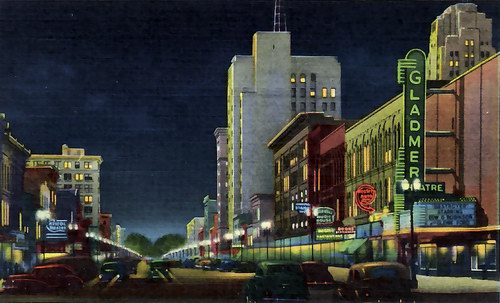 Gladmer Theatre - Old Post Card View (newer photo)